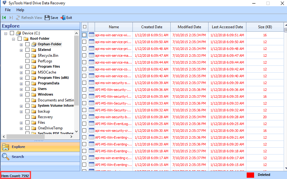 preview recovered PST