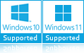 Windows 10 and 11 Supported