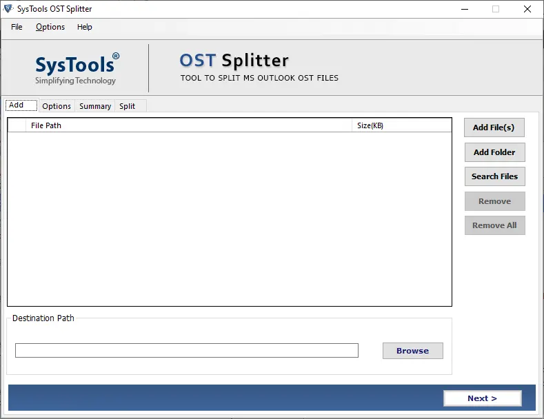 ost split software